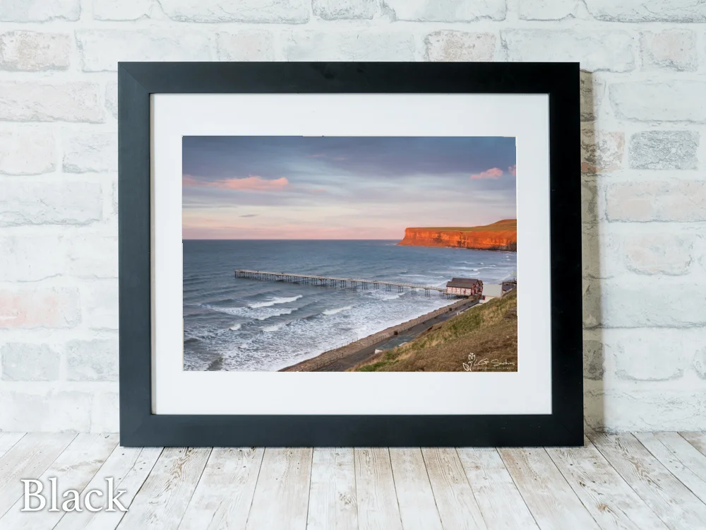 Pier and Huntcliff 6 Pier and Huntcliff - Black-Landscape-Frame