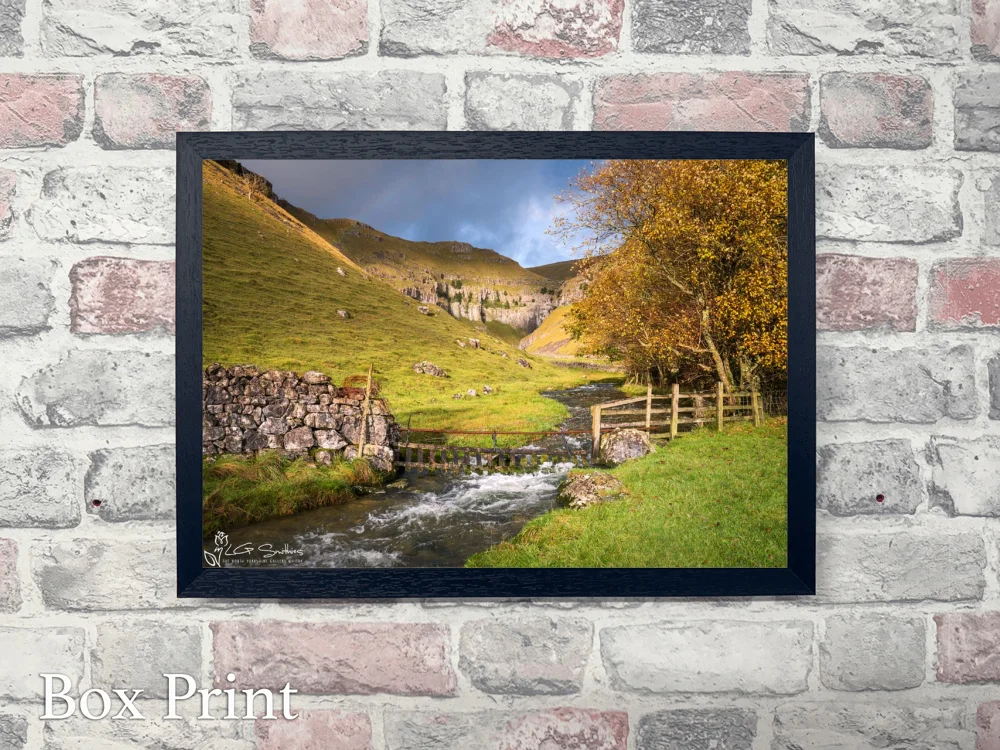 Rainbow Over Gordale Scar 4 Rainbow Over Gordale Scar - Landscape-Box-Print