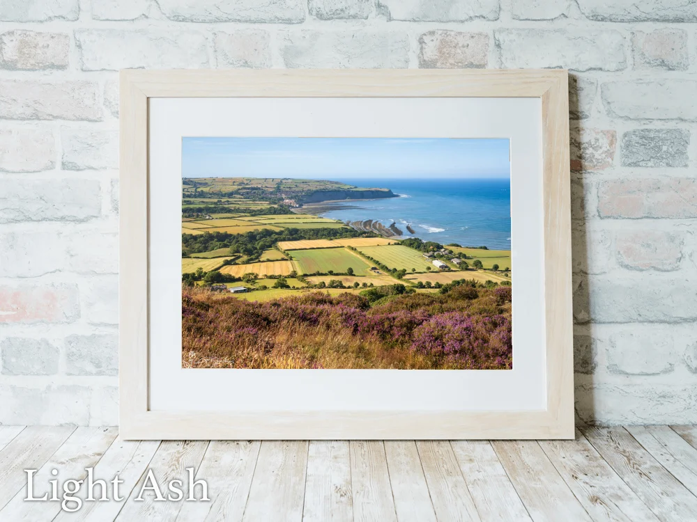 Ravenscar to Robin Hoods Bay On A Summers Afternoon 5 Ravenscar to Robin Hoods Bay On A Summers Afternoon - Light-Ash-Landscape-Frame