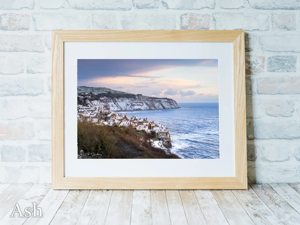 Robin Hoods Bay At Christmas 7 Robin Hoods Bay At Christmas - Ash-Landscape-Frame