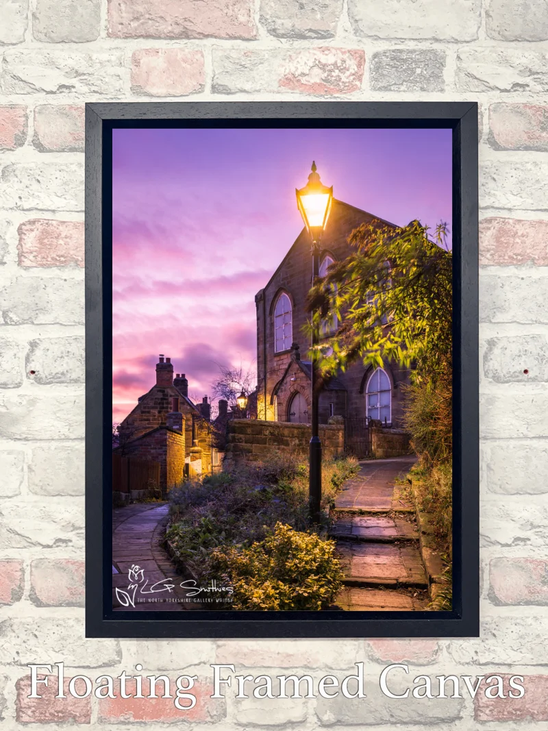 Robin Hoods Bay Congregational Church 7 Robin Hoods Bay Congregational Church - Float-Frame-Canvas-Portrait