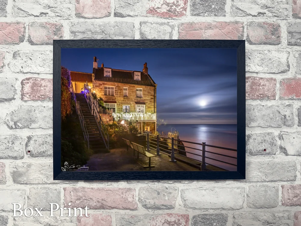 Robin Hood's Bay December 4 Robin Hood's Bay December - Landscape-Box-Print