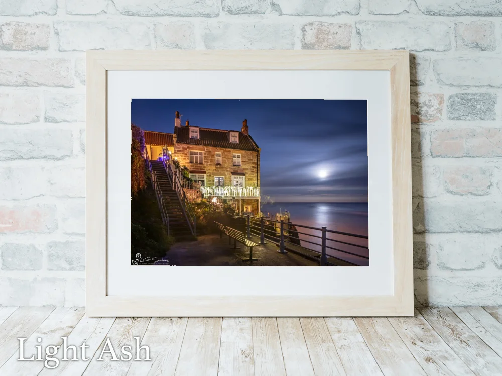 Robin Hood's Bay December 5 Robin Hood's Bay December - Light-Ash-Landscape-Frame