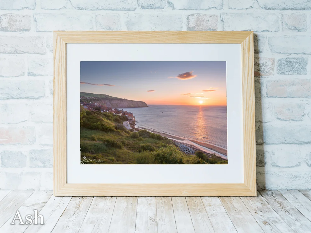 Robin Hood's Bay Summer Sunrise 7 Robin Hood's Bay Summer Sunrise - Ash-Landscape-Frame