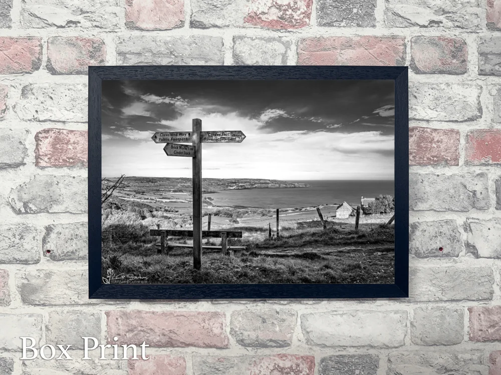 Robin Hood's Bay View 4 Robin Hood's Bay View - Landscape-Box-Print