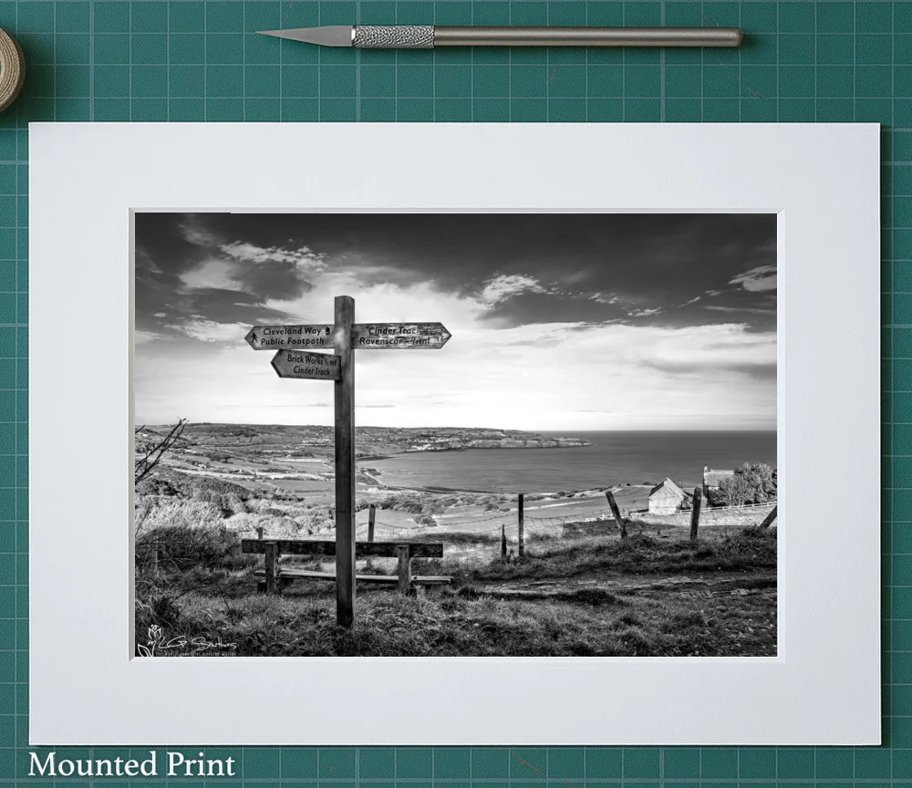 Robin Hood's Bay View 2 Robin Hood's Bay View - Landscape-Mounted-Print