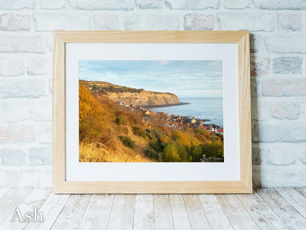 Roof Tops Robin Hood's Bay 7 Roof Tops Robin Hood's Bay - Ash-Landscape-Frame