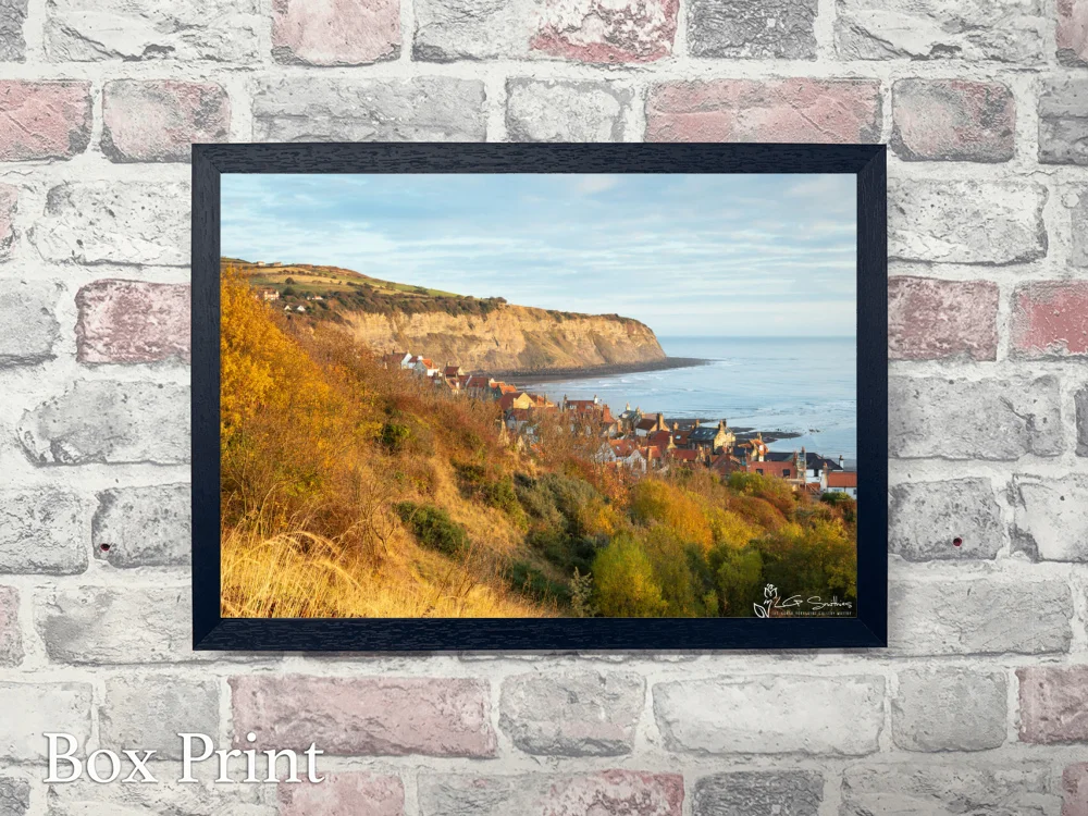 Roof Tops Robin Hood's Bay 4 Roof Tops Robin Hood's Bay - Landscape-Box-Print