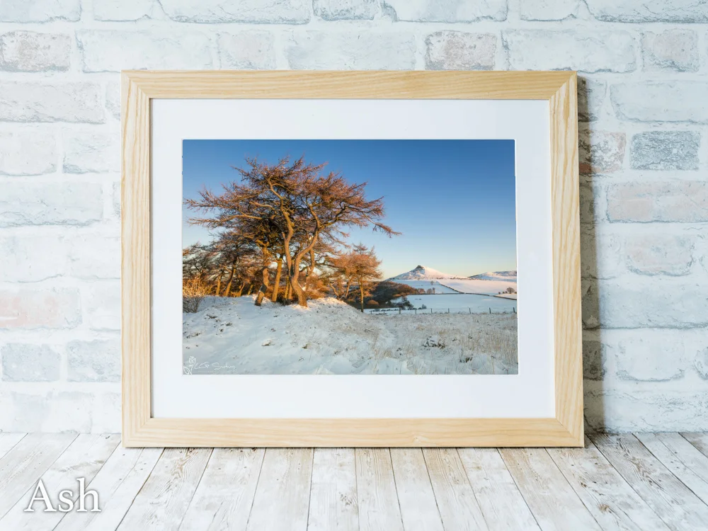 Roseberry Topping From Cliff Ridge Winter Sunrise 7 Roseberry Topping From Cliff Ridge Winter Sunrise - Ash-Landscape-Frame