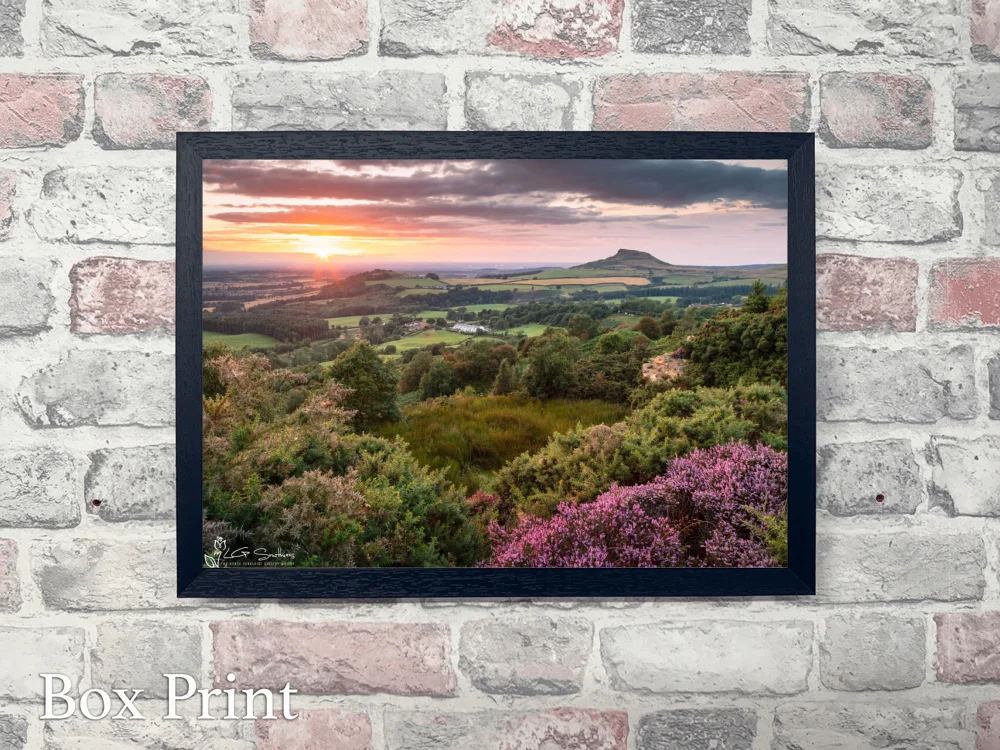 Roseberry Topping Middlesbrough 4 Roseberry Topping Middlesbrough - Landscape-Box-Print