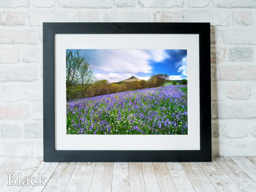Roseberry Topping Passing Time 6 Roseberry Topping Passing Time - Black-Landscape-Frame
