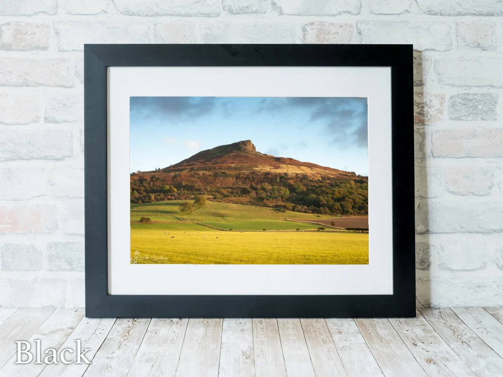 Roseberry Topping Teesside 6 Roseberry Topping Teesside - Black-Landscape-Frame
