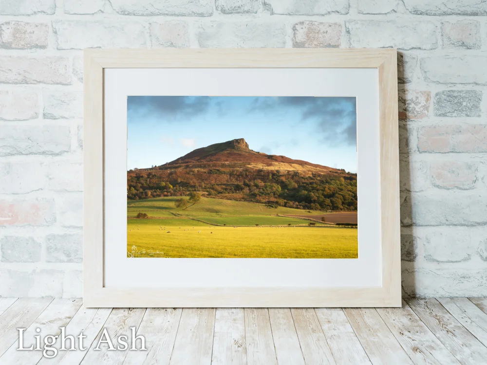 Roseberry Topping Teesside 5 Roseberry Topping Teesside - Light-Ash-Landscape-Frame