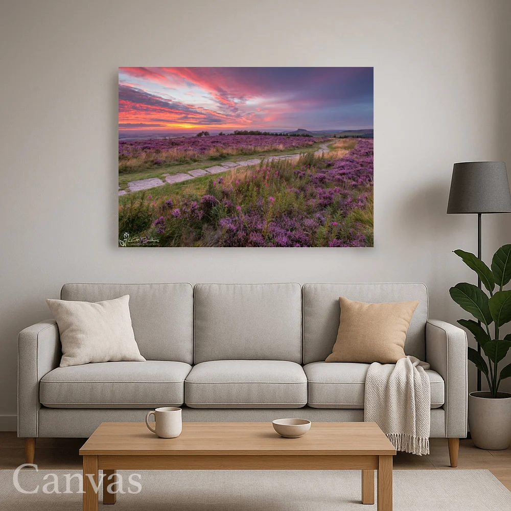 Roseberry Topping To Captain Cook’s Monument 8 Roseberry Topping To Captain Cook’s Monument - Wall-art-for-living-room-landscape