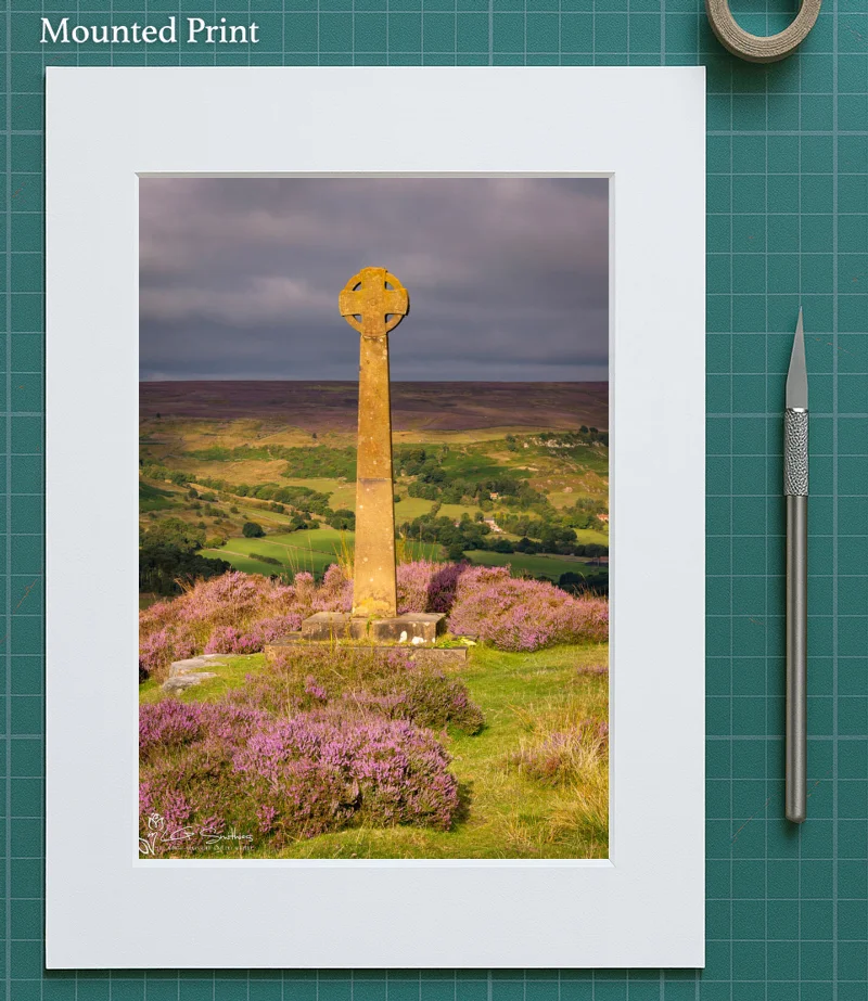 Rosedale Millennium Cross 5 Rosedale Millennium Cross - Mounted-Print-Portrait