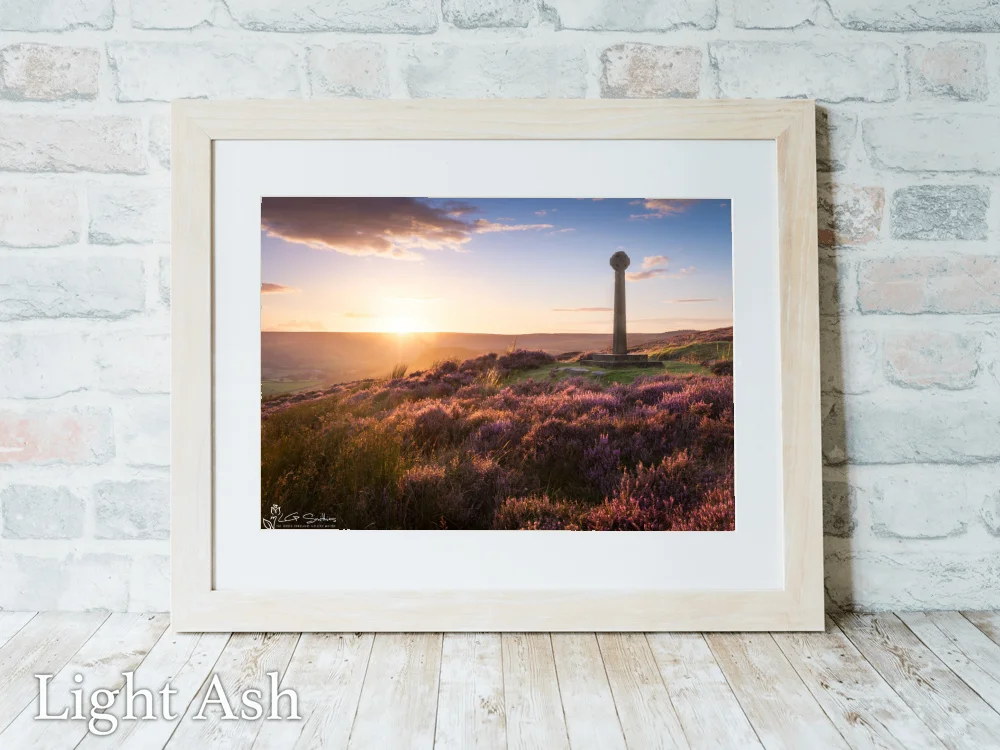 Rosedale Sunset 5 Rosedale Sunset - Light-Ash-Landscape-Frame