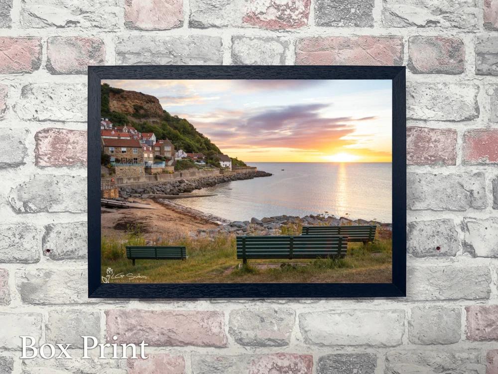 Runswick Bay Beach 4 Runswick Bay Beach - Landscape-Box-Print