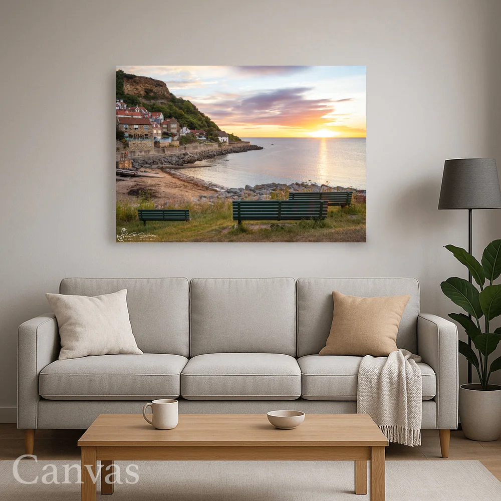 Runswick Bay Beach 8 Runswick Bay Beach - Wall-art-for-living-room-landscape