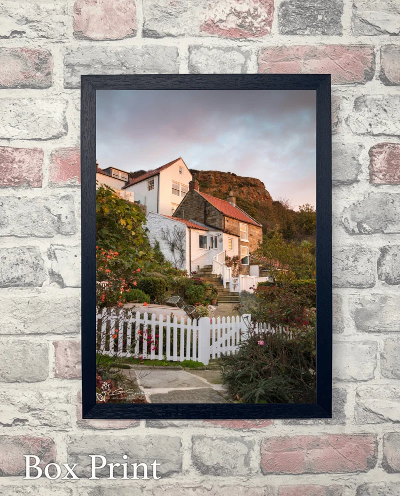 Runswick Bay Cottages 6 Runswick Bay Cottages - Box-Print-Portrait