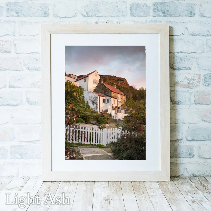 Runswick Bay Cottages 2 Runswick Bay Cottages - Light-Ash-Portrait-Frame
