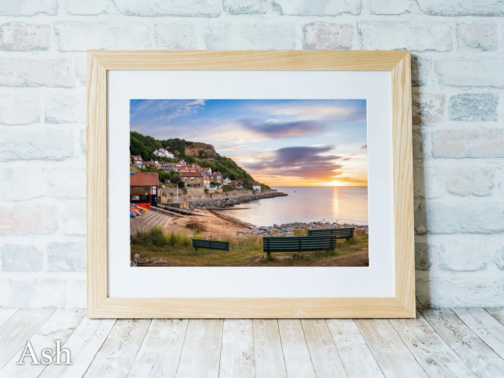 Runswick Bay God's Own County 7 Runswick Bay God's Own County - Ash-Landscape-Frame