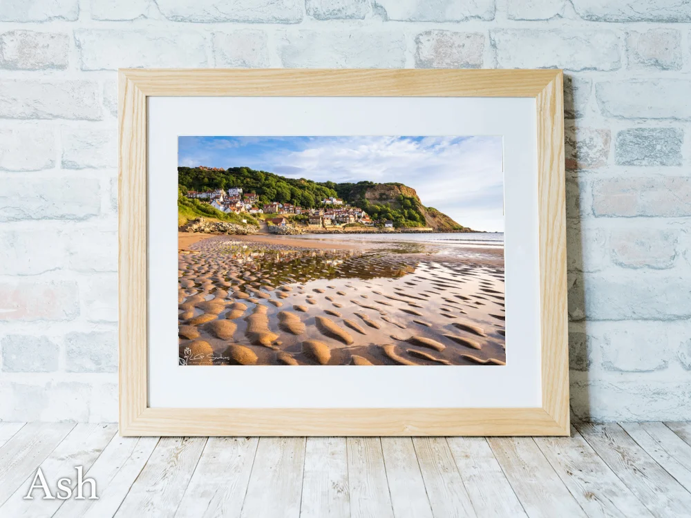 Runswick Bay Yorkshire 7 Runswick Bay Yorkshire - Ash-Landscape-Frame
