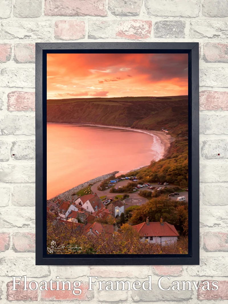 Runswick Bay Yorkshire 7 Runswick Bay Yorkshire - Float-Frame-Canvas-Portrait