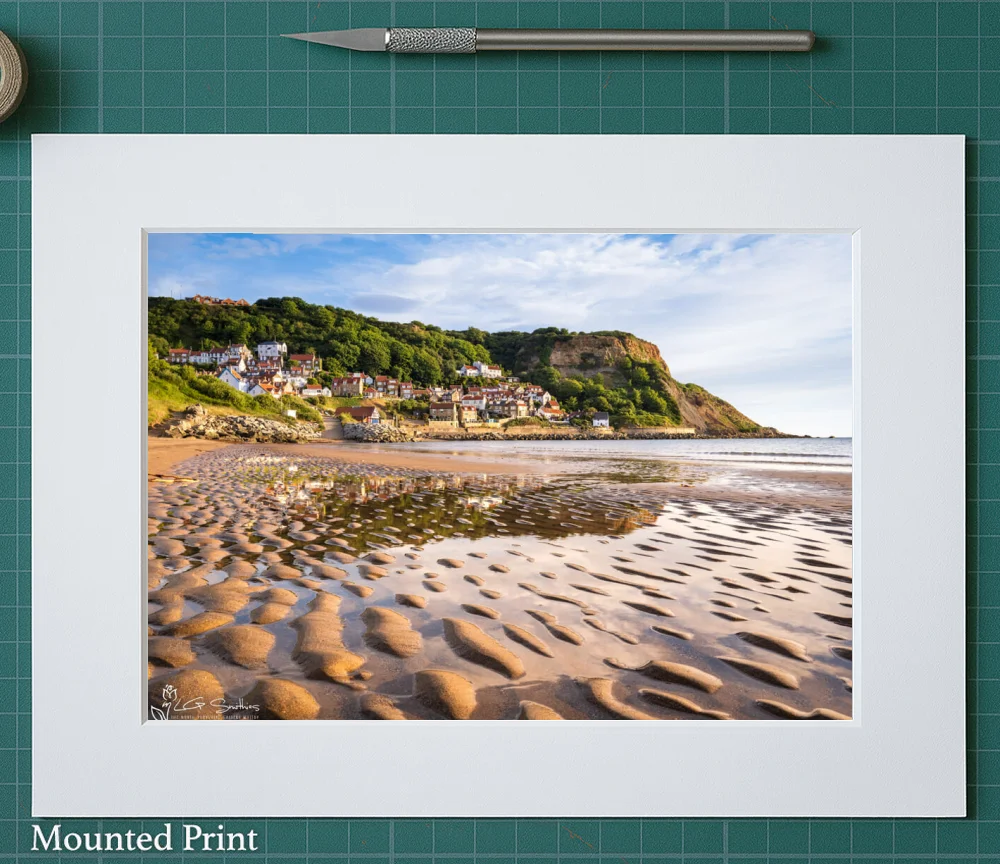 Runswick Bay Yorkshire 2 Runswick Bay Yorkshire - Landscape-Mounted-Print