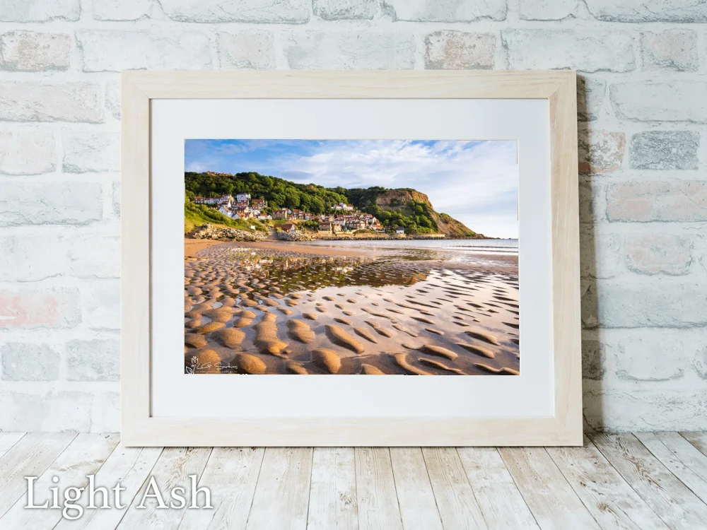 Runswick Bay Yorkshire 5 Runswick Bay Yorkshire - Light-Ash-Landscape-Frame