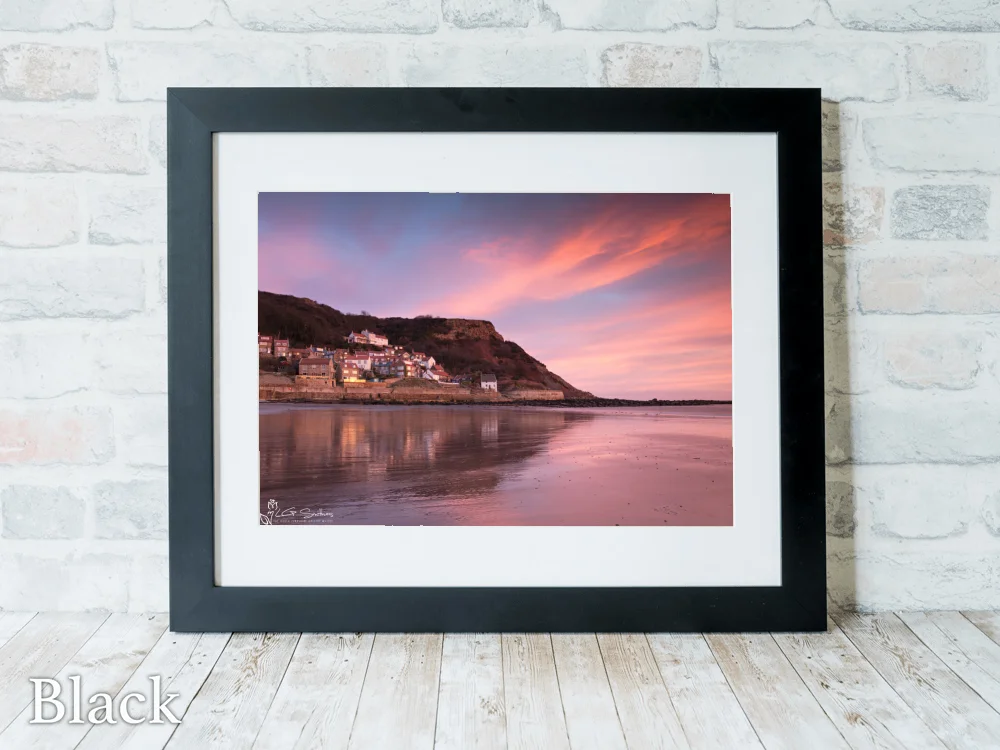 Runswick Reflections 6 Runswick Reflections - Black-Landscape-Frame