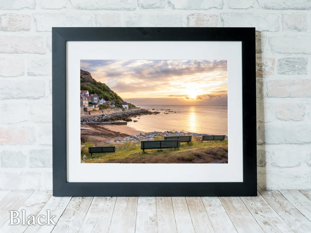 Runswick Sunrise Black-Landscape-Frame Runswick Sunrise - Black-Landscape-Frame