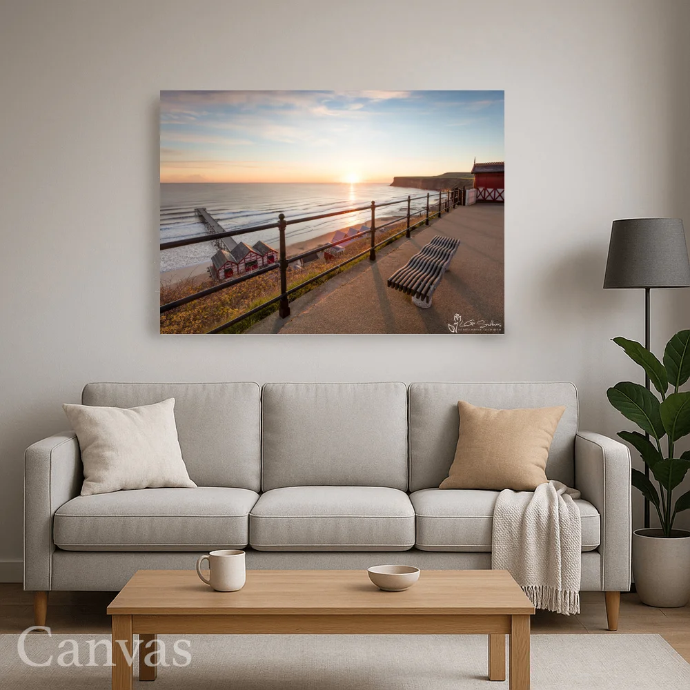 Saltburn Beach View 8 Saltburn Beach View - Wall-art-for-living-room-landscape