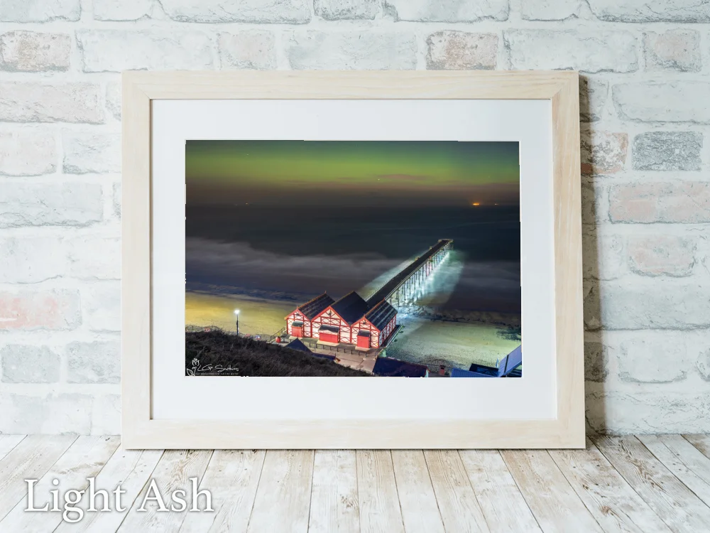 Saltburn Northern Lights 5 Saltburn Northern Lights - Light-Ash-Landscape-Frame