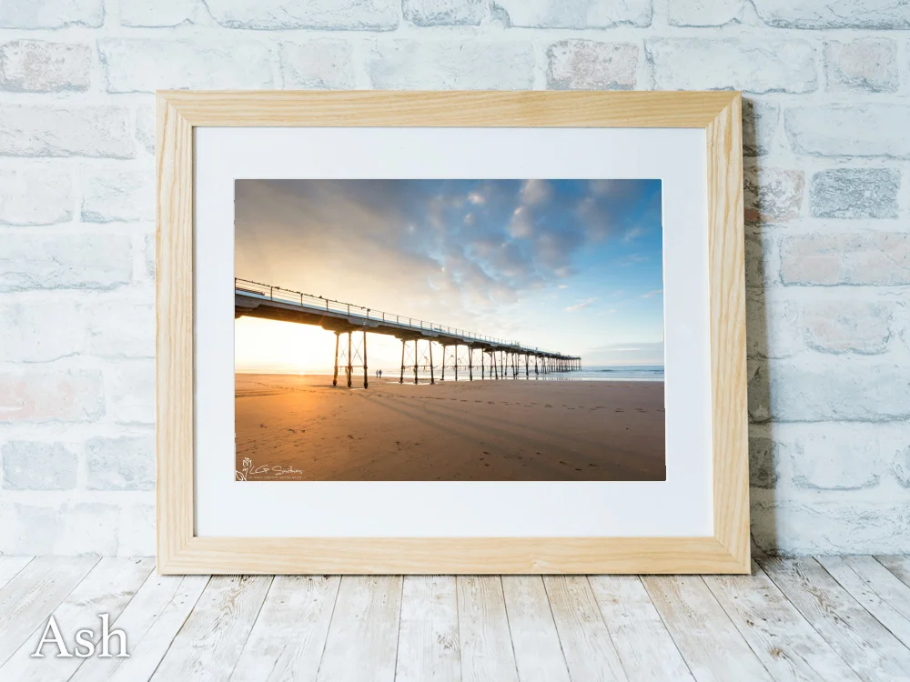 Saltburn Pier Sunset 7 Saltburn Pier Sunset - Ash-Landscape-Frame