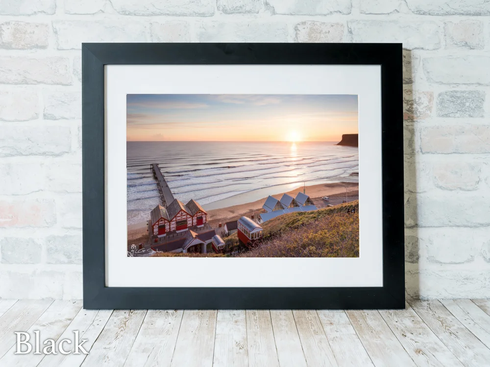 Saltburn Sunrise 6 Saltburn Sunrise - Black-Landscape-Frame