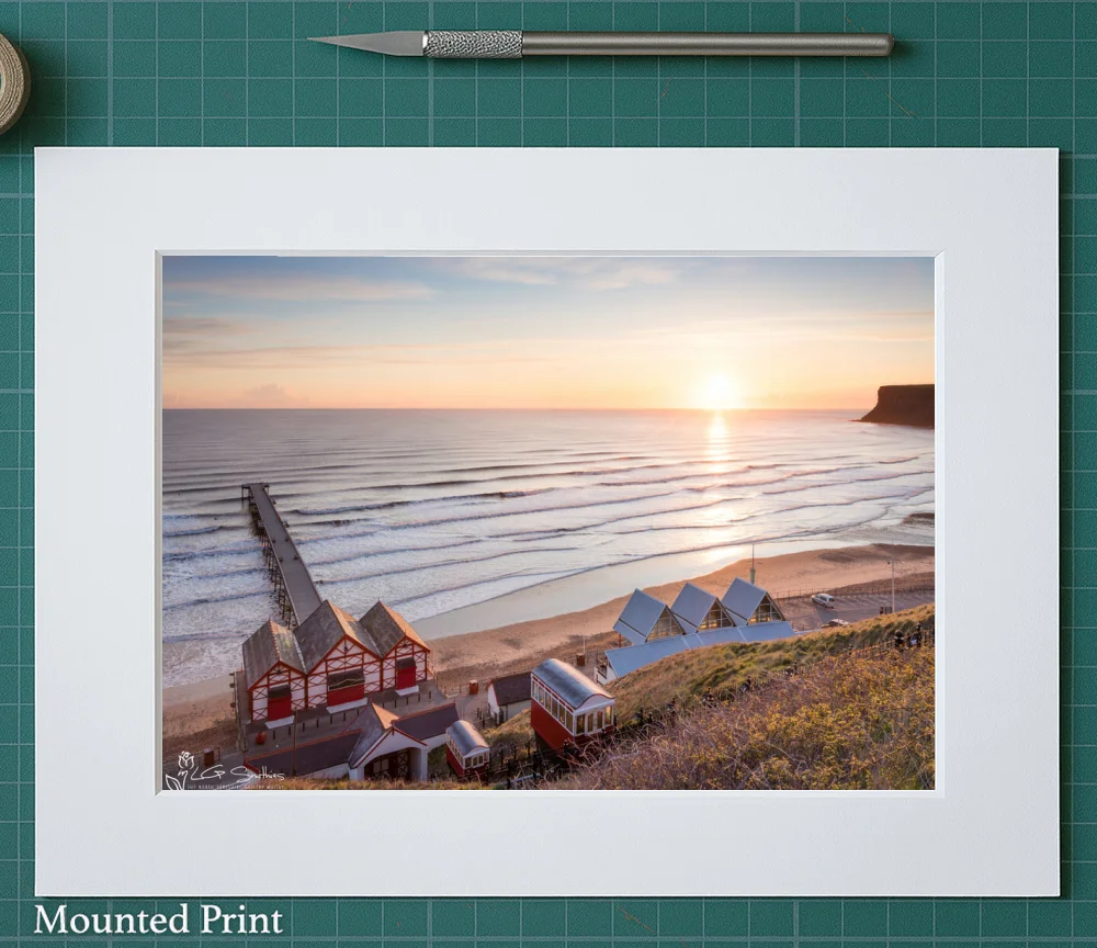 Saltburn Sunrise 2 Saltburn Sunrise - Landscape-Mounted-Print