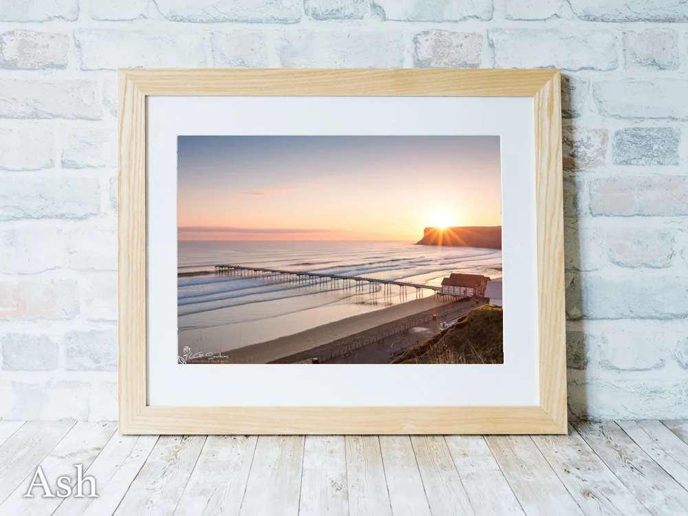 Saltburn Sunrise Over Huntcliff 7 Saltburn Sunrise Over Huntcliff - Ash-Landscape-Frame