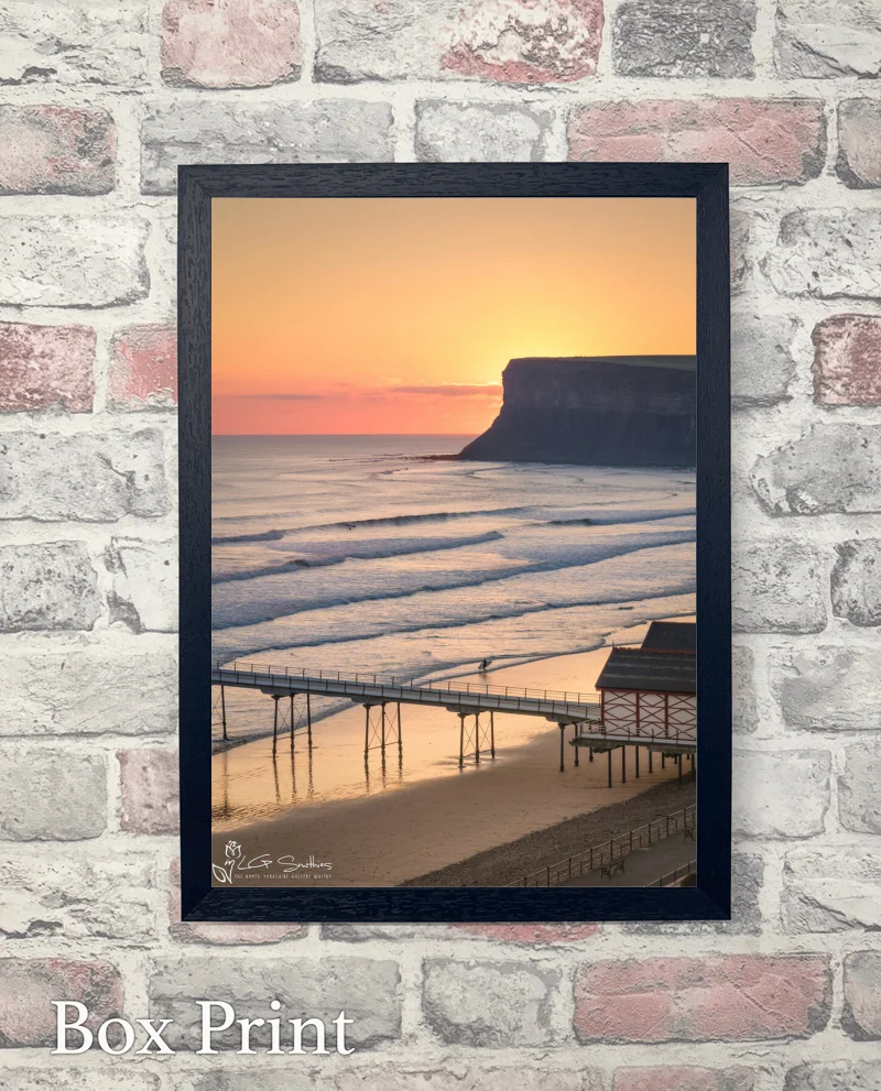 Saltburn Surfer 6 Saltburn Surfer - Box-Print-Portrait