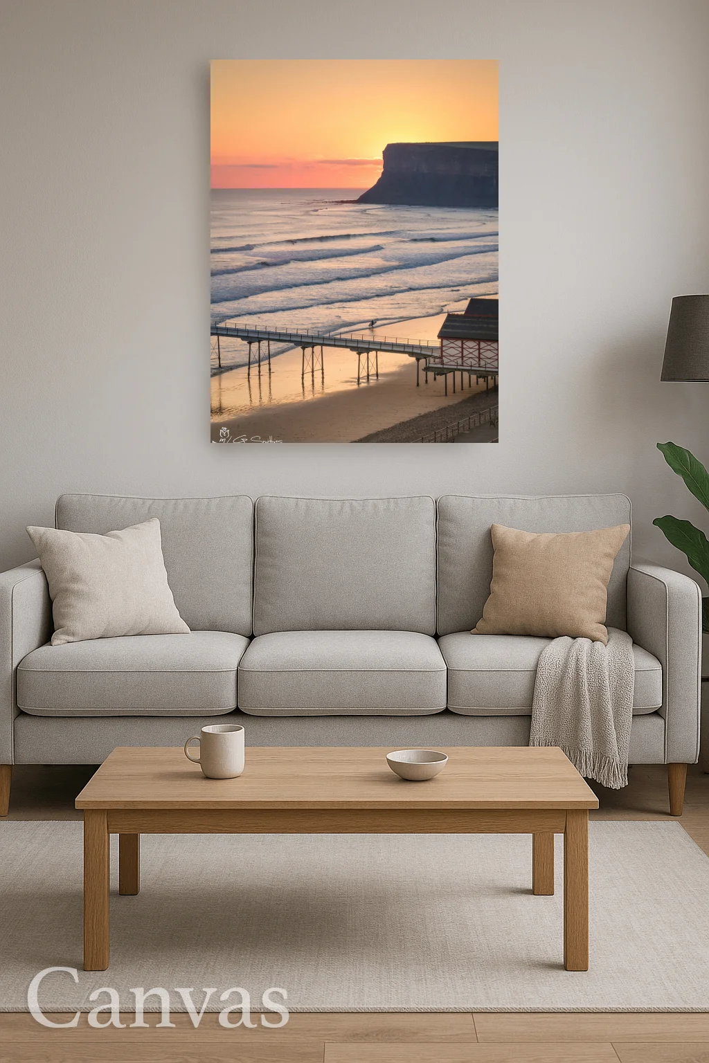 Saltburn Surfer 8 Saltburn Surfer - Wall-art-for-living-room-portrait