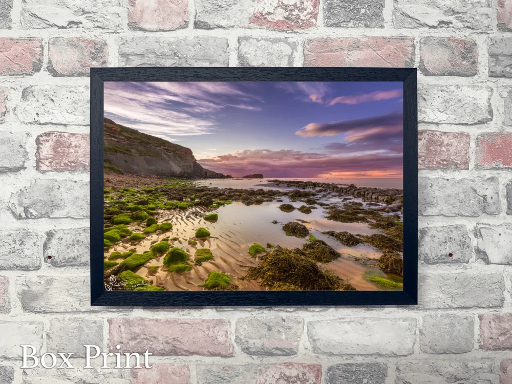 Saltwick Rock Pools 4 Saltwick Rock Pools - Landscape-Box-Print