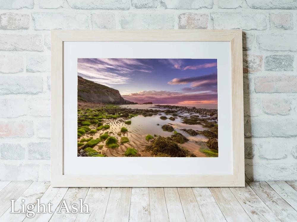 Saltwick Rock Pools 5 Saltwick Rock Pools - Light-Ash-Landscape-Frame