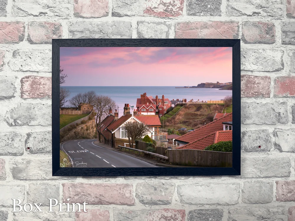 Sandsend and Whitby 4 Sandsend and Whitby - Landscape-Box-Print