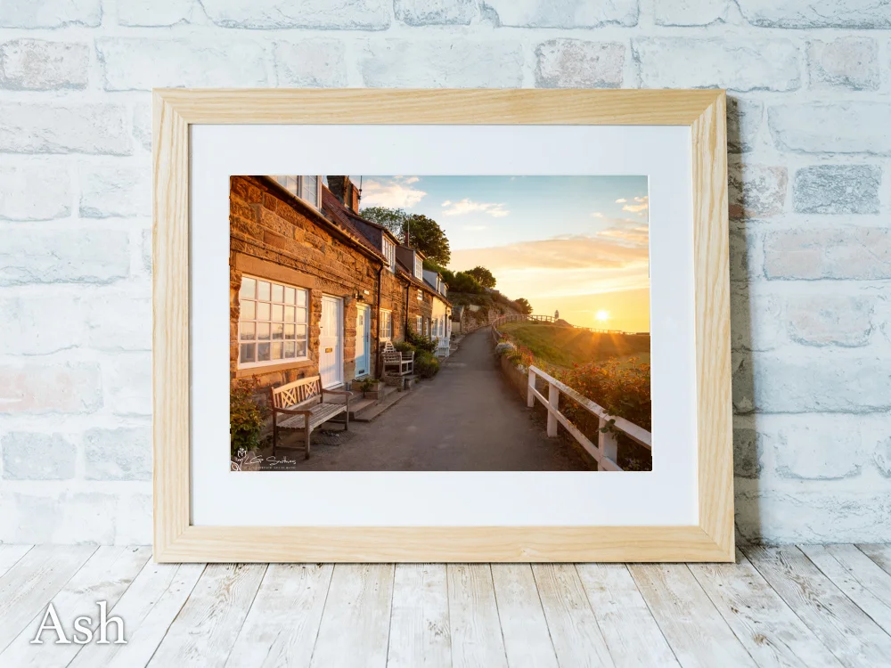 Sandsend Cottages At Sunrise 7 Sandsend Cottages At Sunrise - Ash-Landscape-Frame