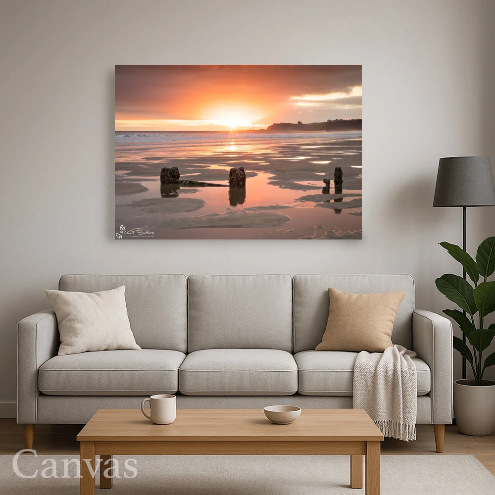 Sandsend Morning 8 Sandsend Morning - Wall-art-for-living-room-landscape