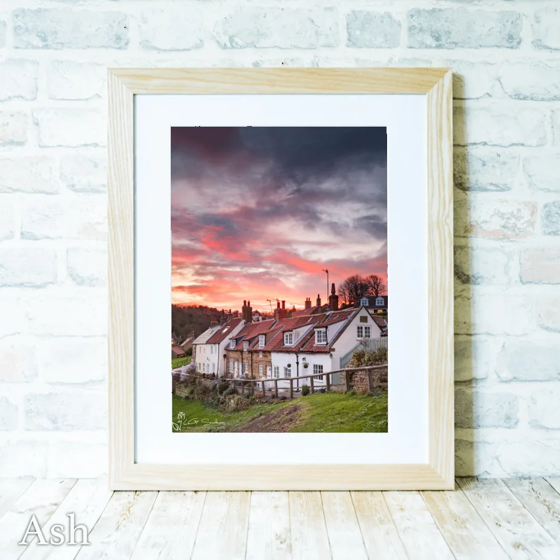 Sandsend Village 4 Sandsend Village - Ash-Portrait-Frame