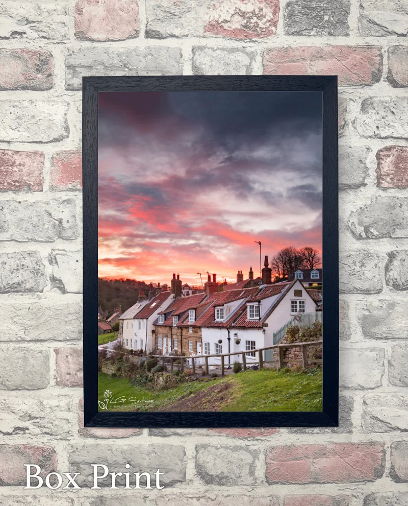 Sandsend Village 6 Sandsend Village - Box-Print-Portrait