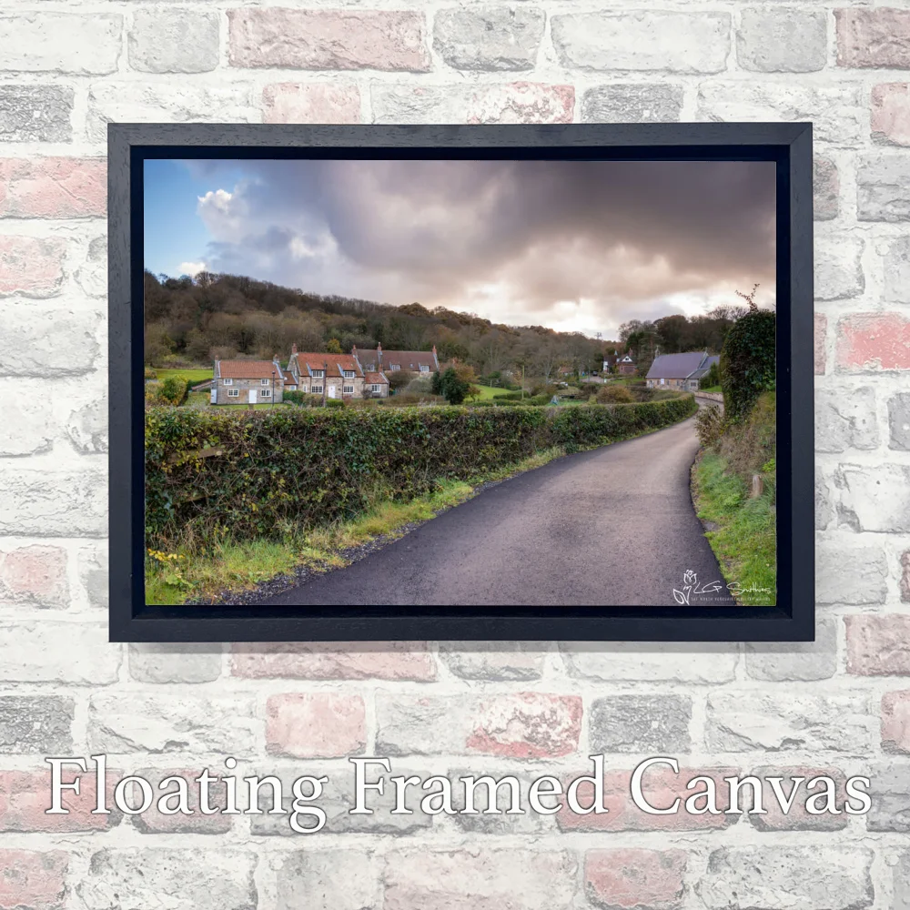 Sandsend's Church 3 Sandsend's Church - Landscape-Float-Frame-Canvas