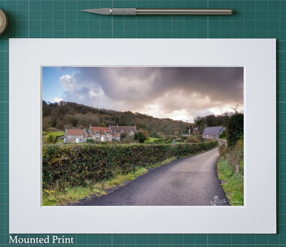 Sandsend's Church 2 Sandsend's Church - Landscape-Mounted-Print