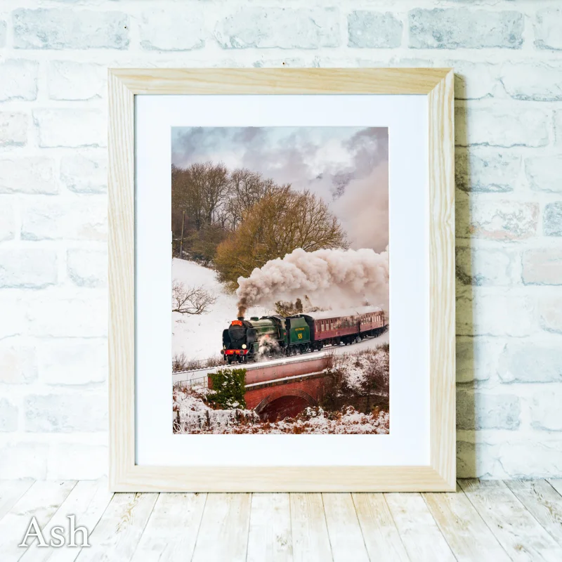 Santa Train On The NYMR 4 Santa Train On The NYMR - Ash-Portrait-Frame