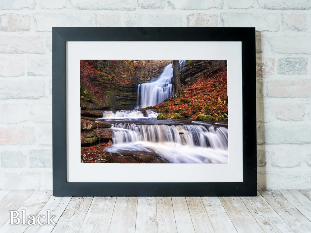 Scaleber Force Waterfall - Black-Landscape-Frame